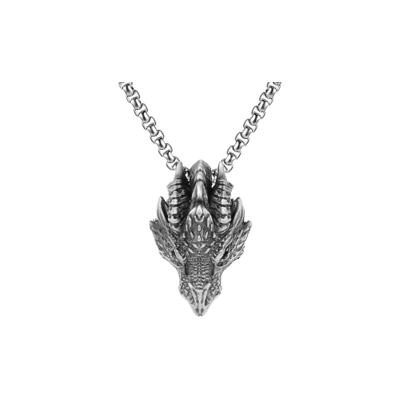 Retro Hip Hop Necklace Man-0