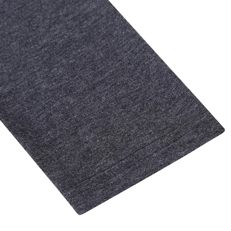 Fashionable Plain Cotton Blended Fabric T Shirt-8