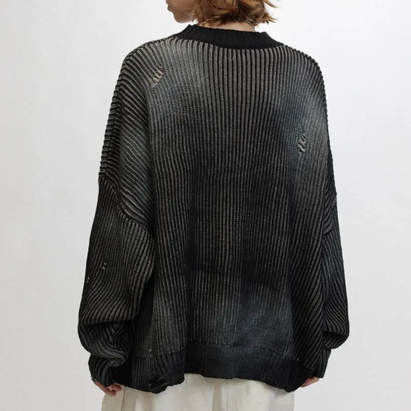 Loose Distress Sweater-6