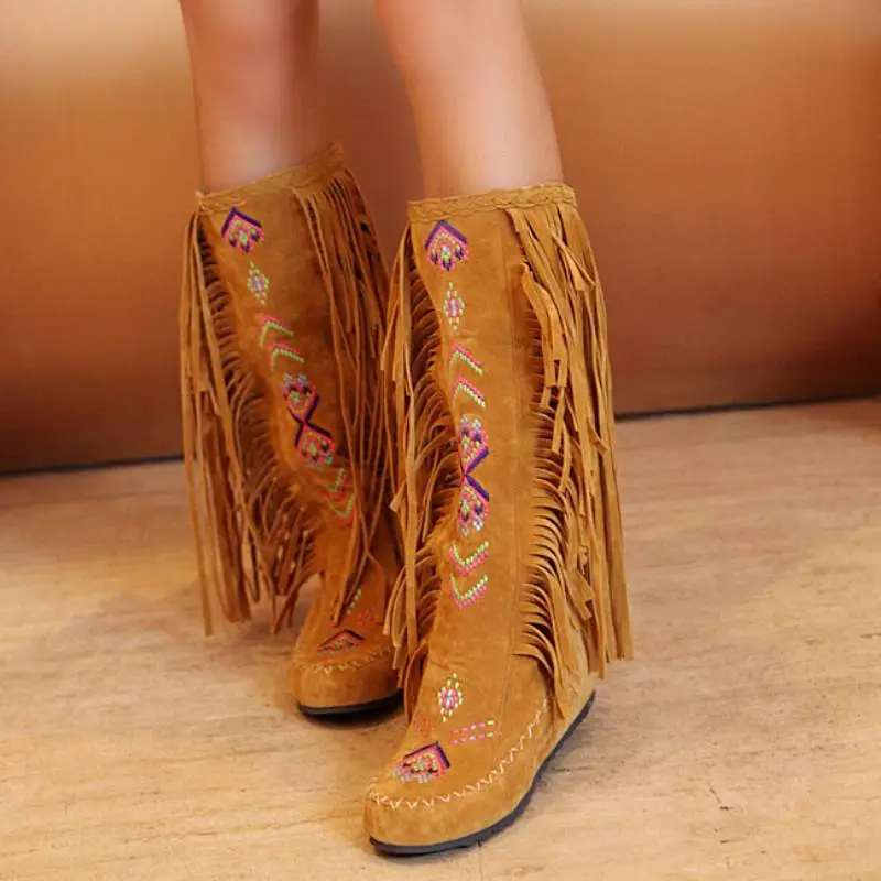 Basics Simple Knee High Boots-1