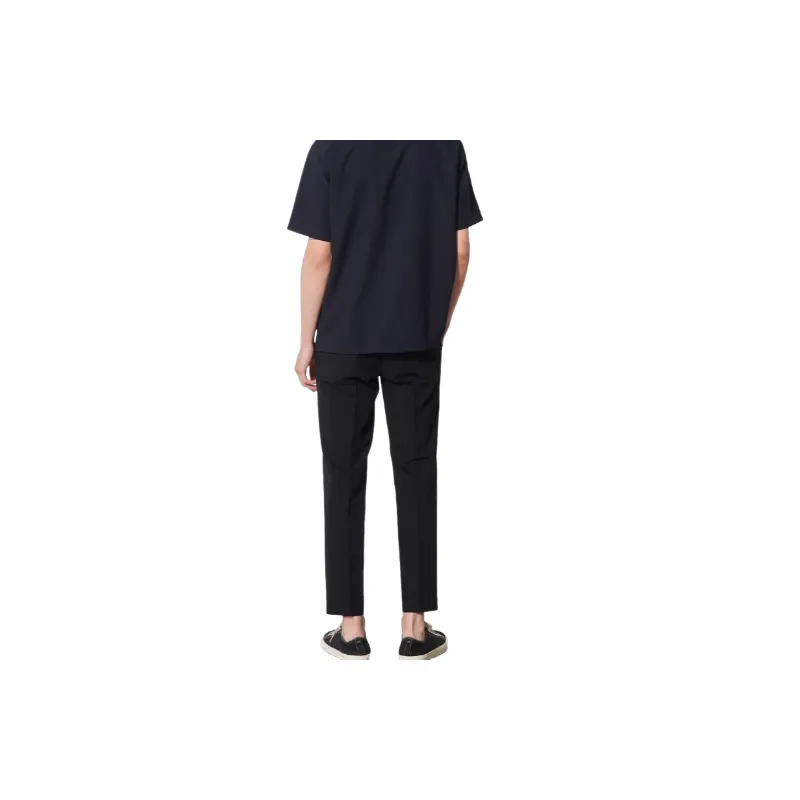 Casual Loose Blended Synthetic Fabrics Suit Trousers-1