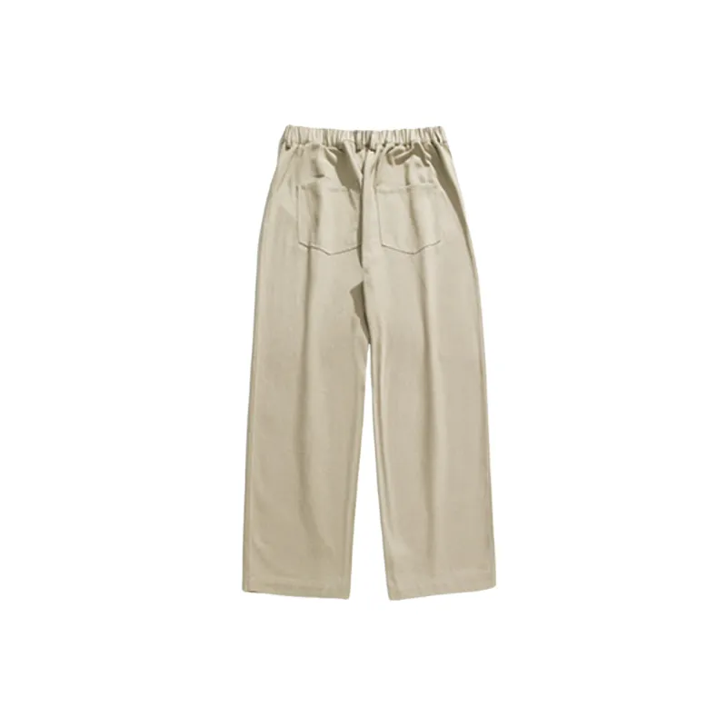 Fashionable Loose 100% Cotton Casual Pants-5