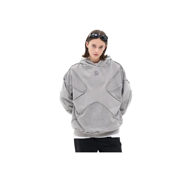 New Fashion Brand Personality Solid Color High Street Sweatshirt-6