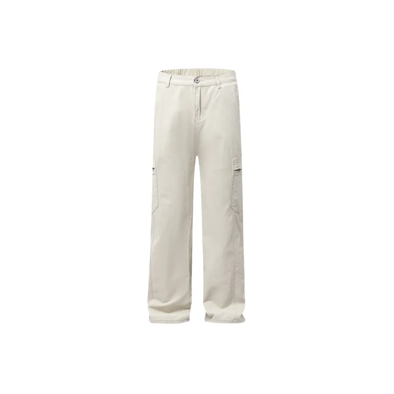 Retro Casual Cotton Cargo Pants-0