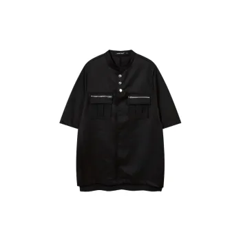 Jiayiku Work Pocket Short Sleeve Jacket