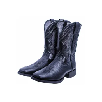 Retro Embroidered Knee high Boots