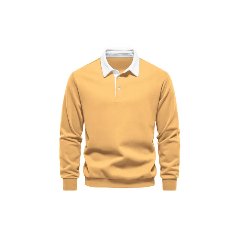 Casual Long Sleeve Polo-9