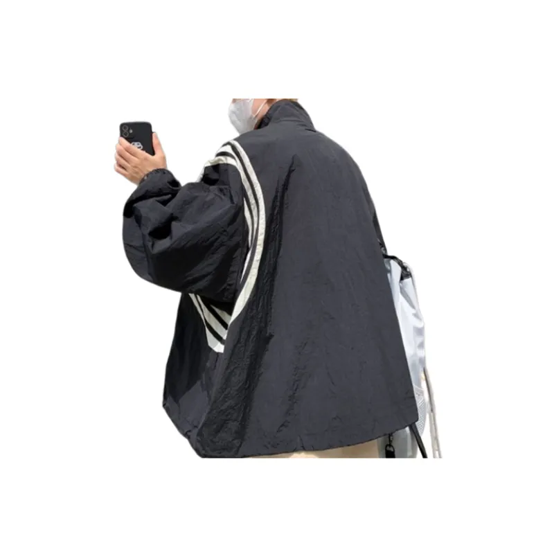 Retro Contrast Color Jacket-1