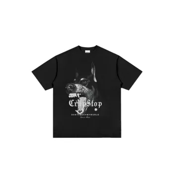 Doberman Print Trendy T Shirt
