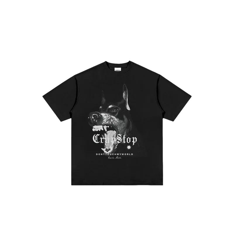 Doberman Print Trendy T Shirt-6