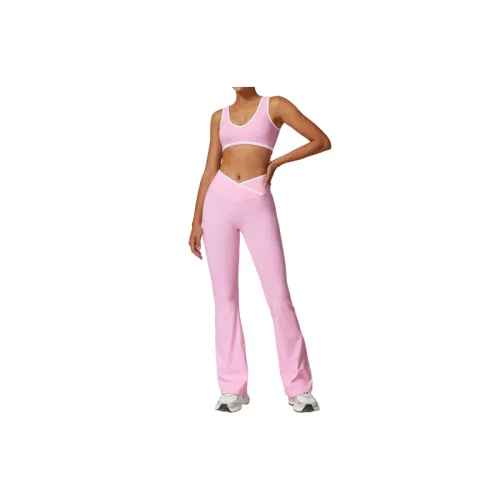 Sports Contrast Color Fitness Kit Women