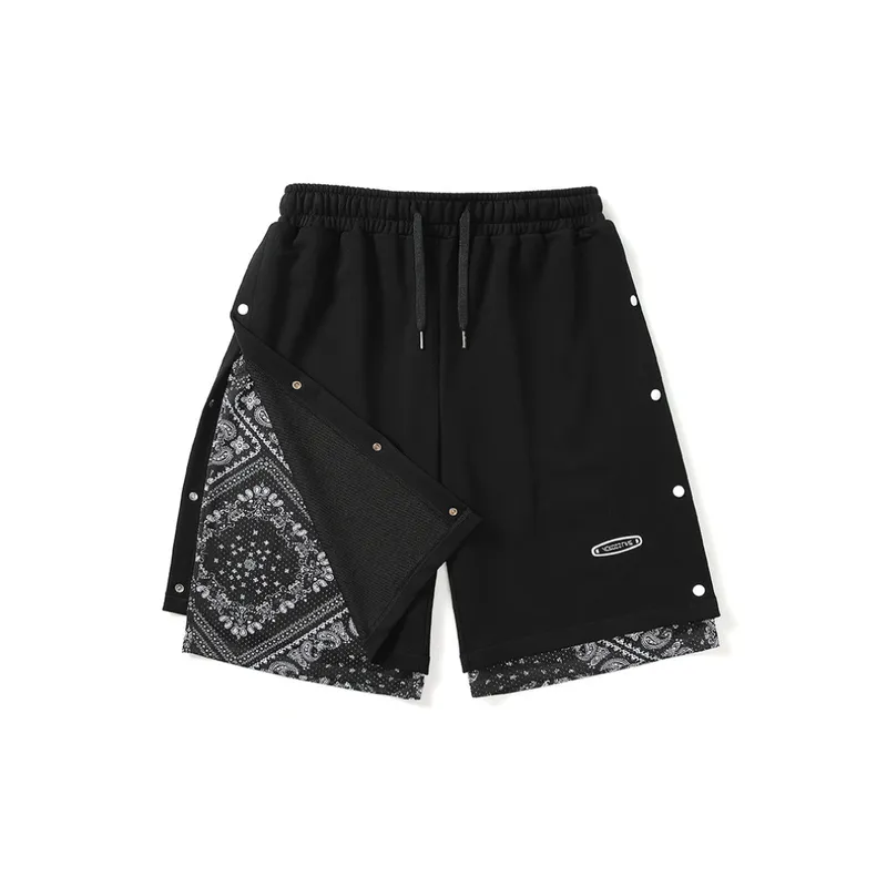 Casual Large Size Straight Breathable Shorts-0