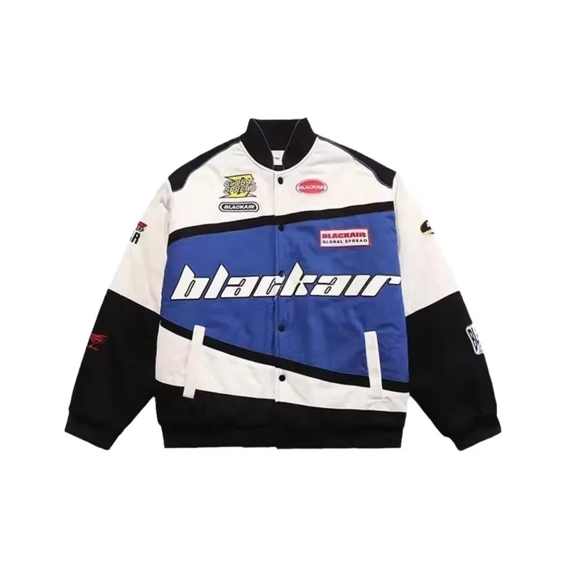 Hip Hop Embroidered High Street Jacket-3