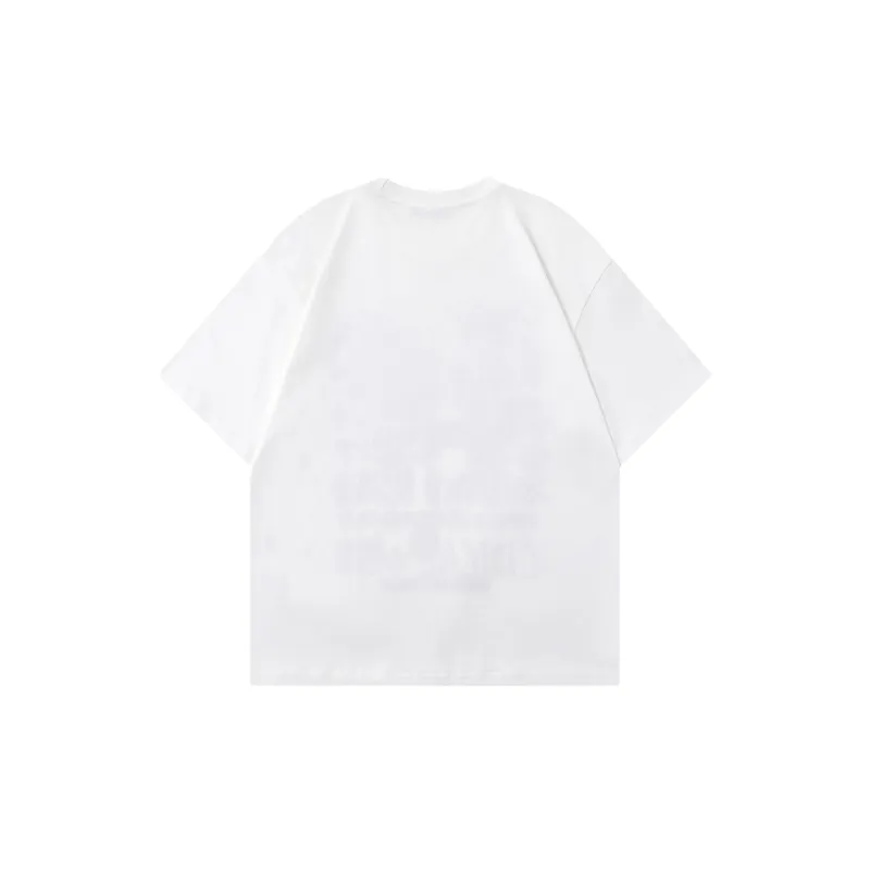 Loose Casual 100% Cotton T Shirt-5