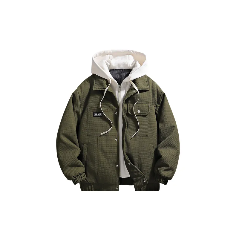 Retro Warming Polyester Jacket-4