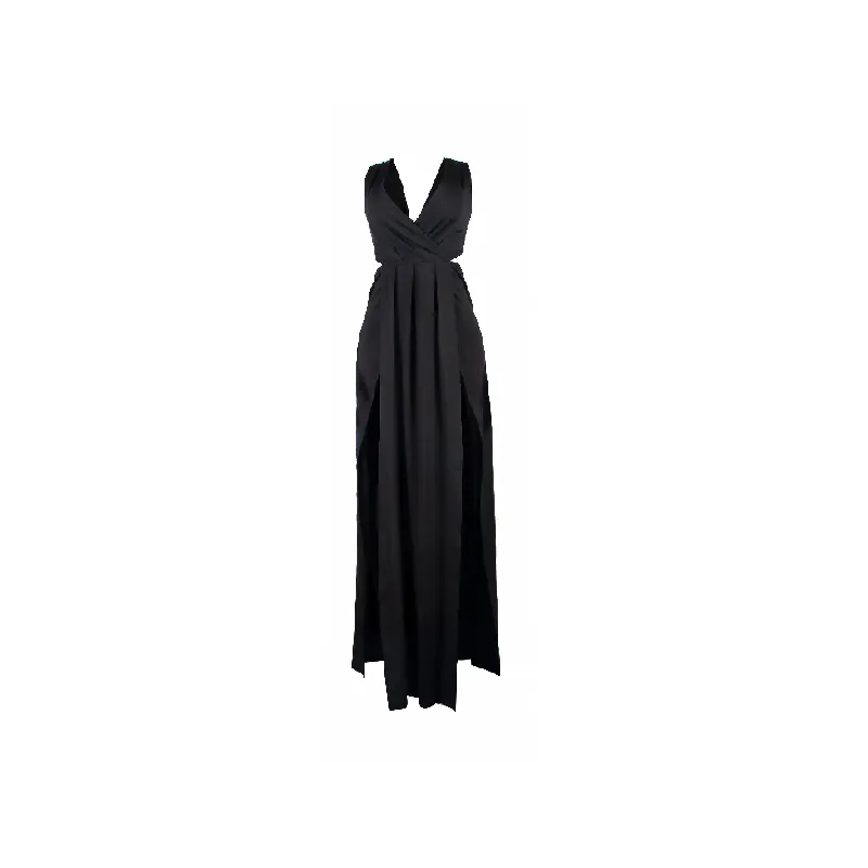 Sexy Plain Milk Fiber Dress Women-0