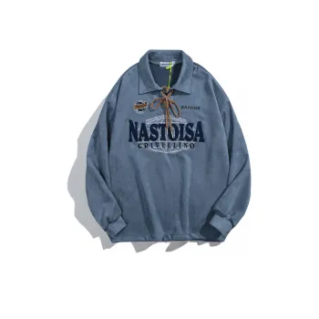 Retro Loose Casual Long Sleeve Sweatshirt