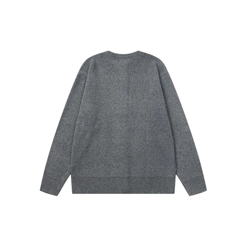 Fashionable Loose Cotton Blended Fabric Sweater-1