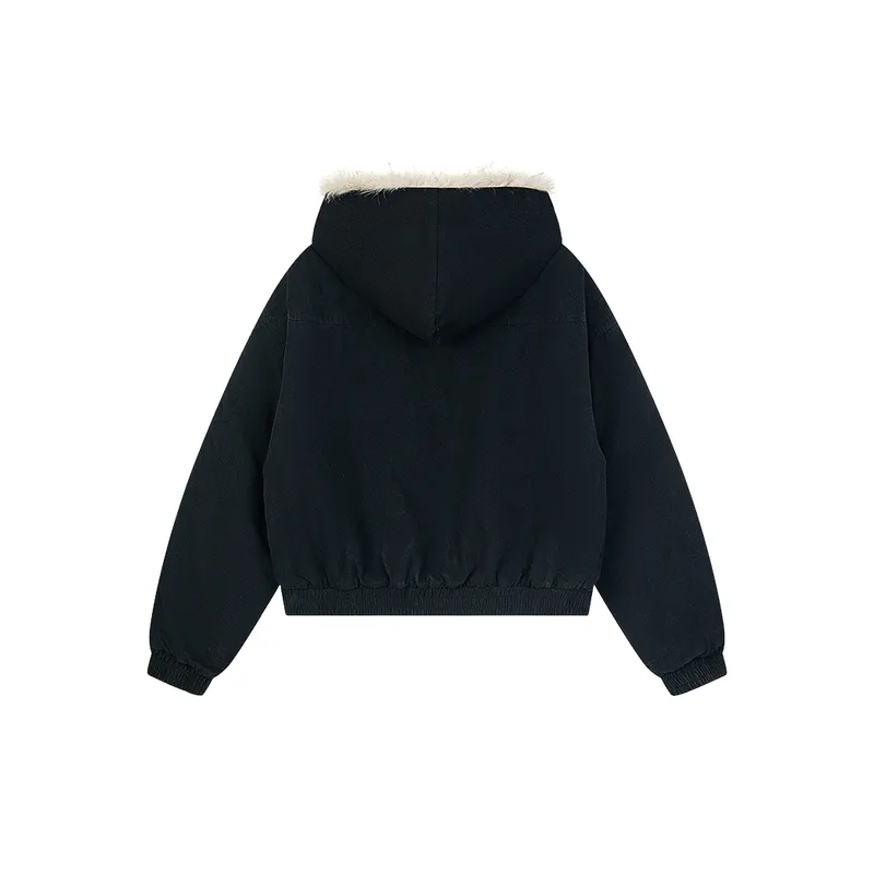 Casual Loose Quilted Jacket-5
