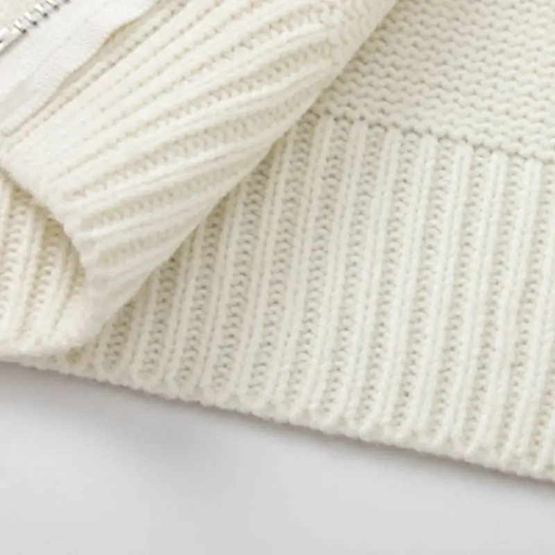 Retro Zipper Casual Sweatshirt-3