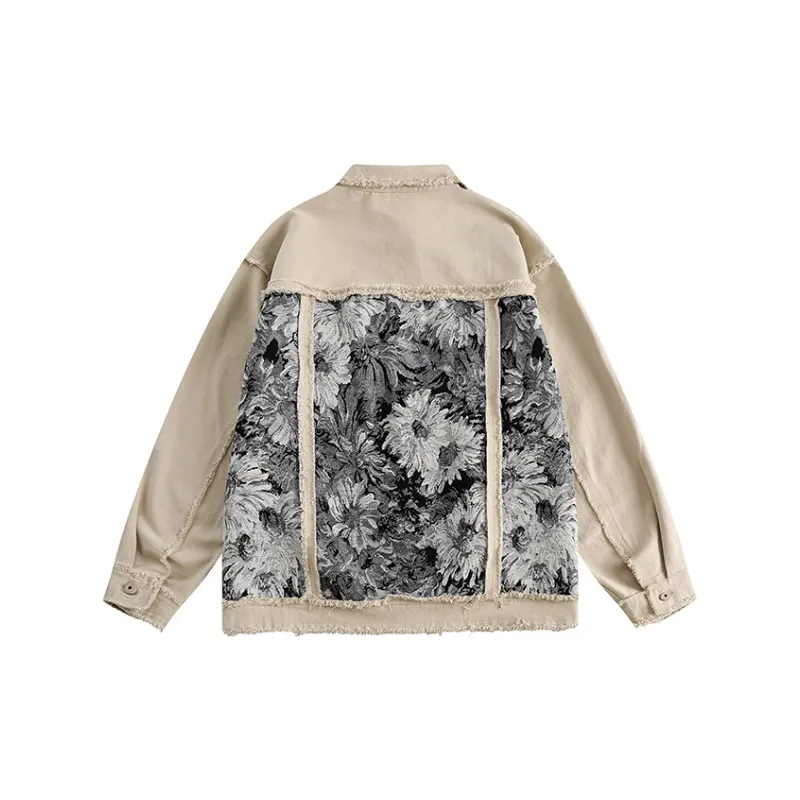 Retro Patchwork Denim Jacket-1