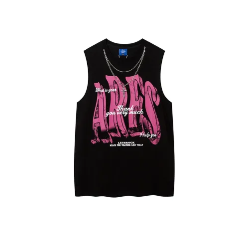 Graffiti Printed Necklace Vest