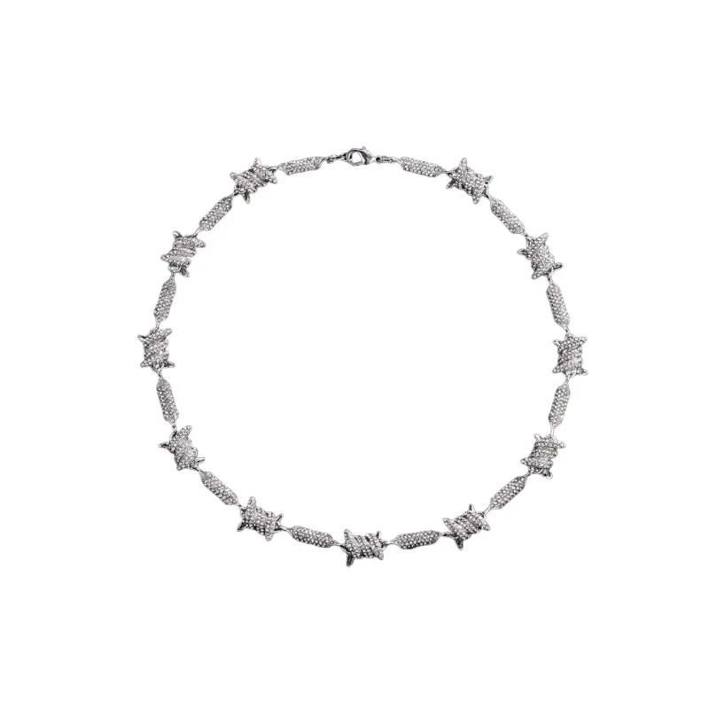 Fashionable Rhinestone Necklace-2