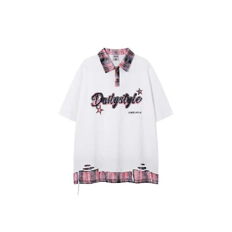 Trendy Embroidery 100% Cotton Polo-2