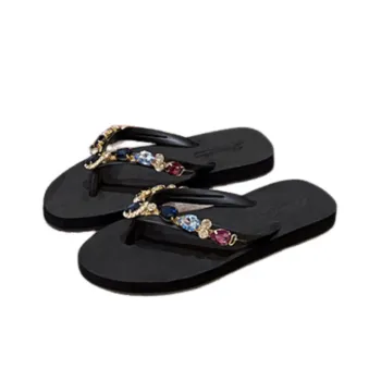 Casual Rhinestone Beach Sandals