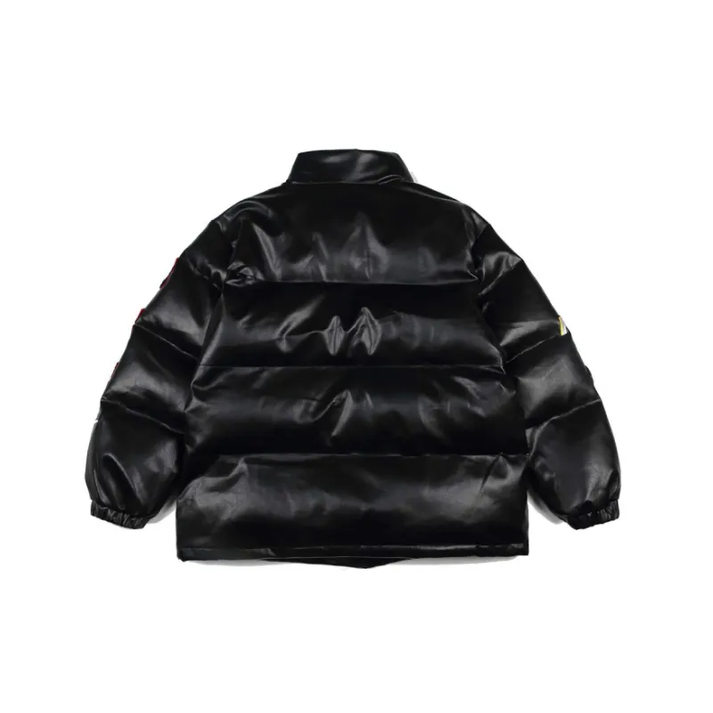 Retro Basic Stand Collar Cotton Coat-1