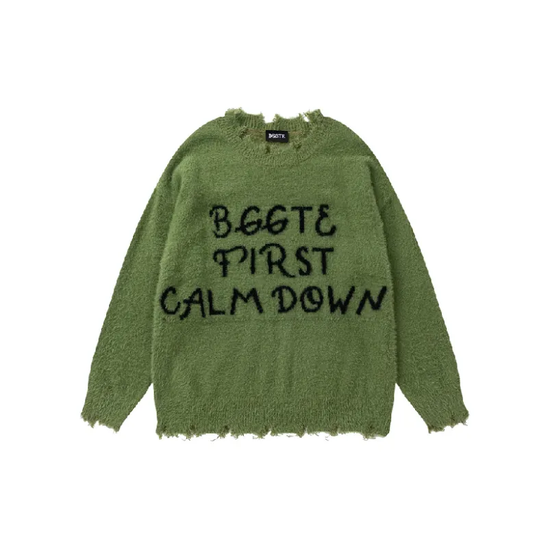 Fashionable Loose Sweater-0