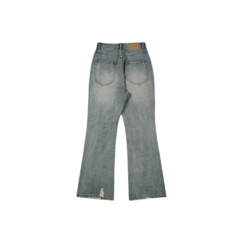 Simple Washed Jeans-1