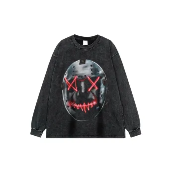 Casual All Over Print Sweatshirt