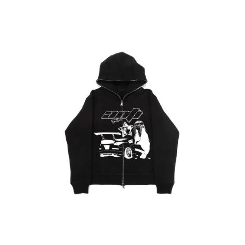 Fumito Ganryu Black Kimono Hoodie