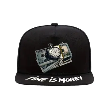 Hip-Hop Print Peaked Cap