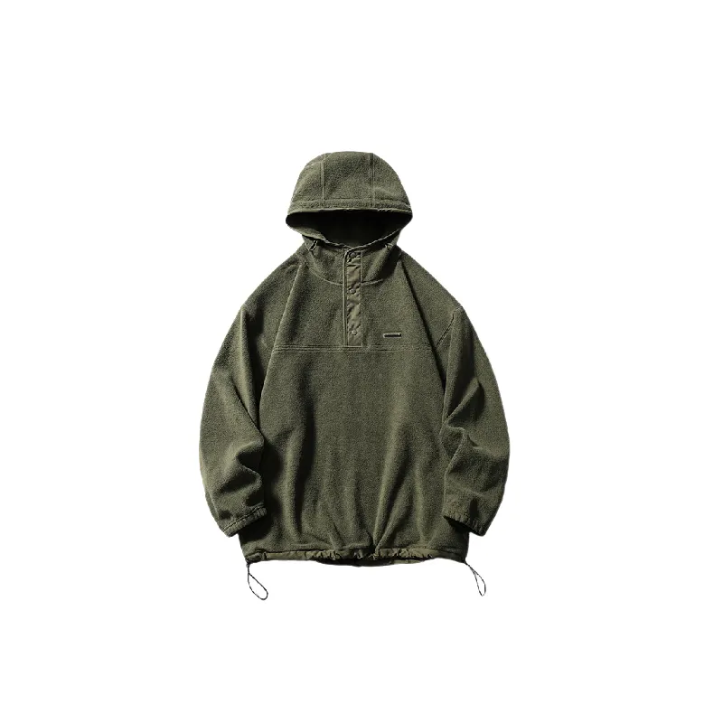 Retro Warm Blended Synthetic Fabrics Sweatshirt-0