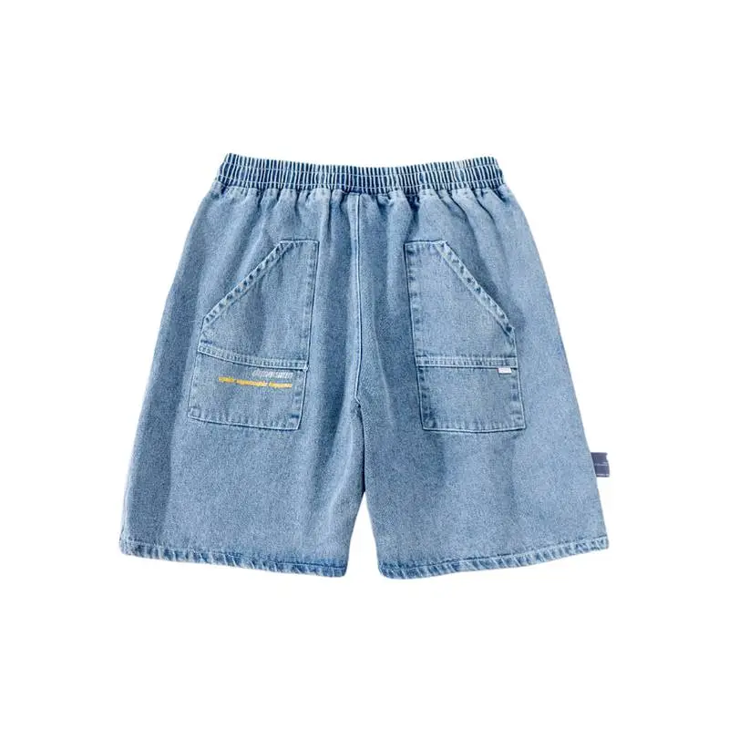 Denim Trendy Casual Shorts-3
