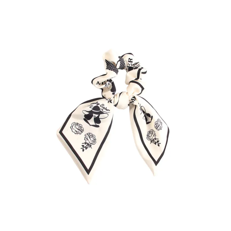 Retro Bow Hair Tie-1