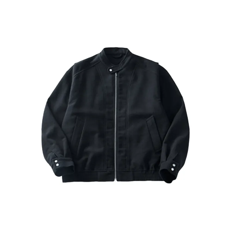 Casual Funky Loose Blended Synthetic Fabrics Jacket-0