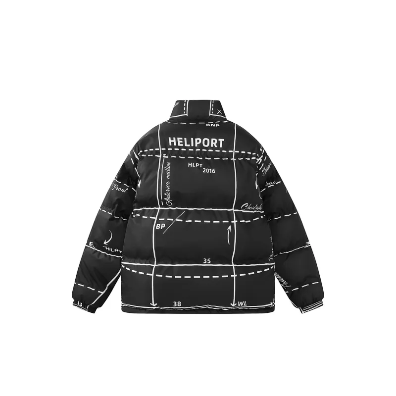 HELIPORT Apron Positioning Draft Cotton padded Jacket-1