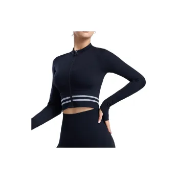Sporty Zipper Fitness Clothing Women