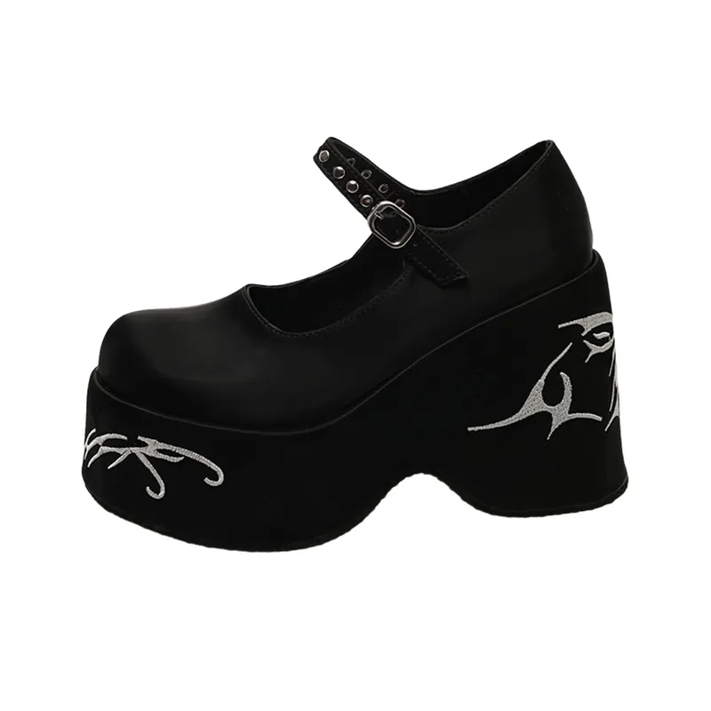Retro Casual Mary Jane Shoes-0