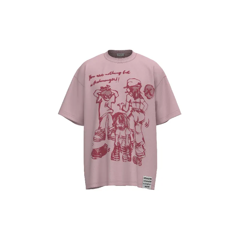 Cute Cartoon 100% Cotton T Shirt-4