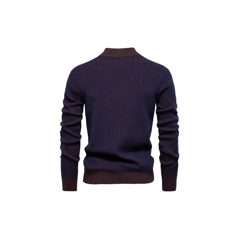 Striped Fashionable Sweater-5