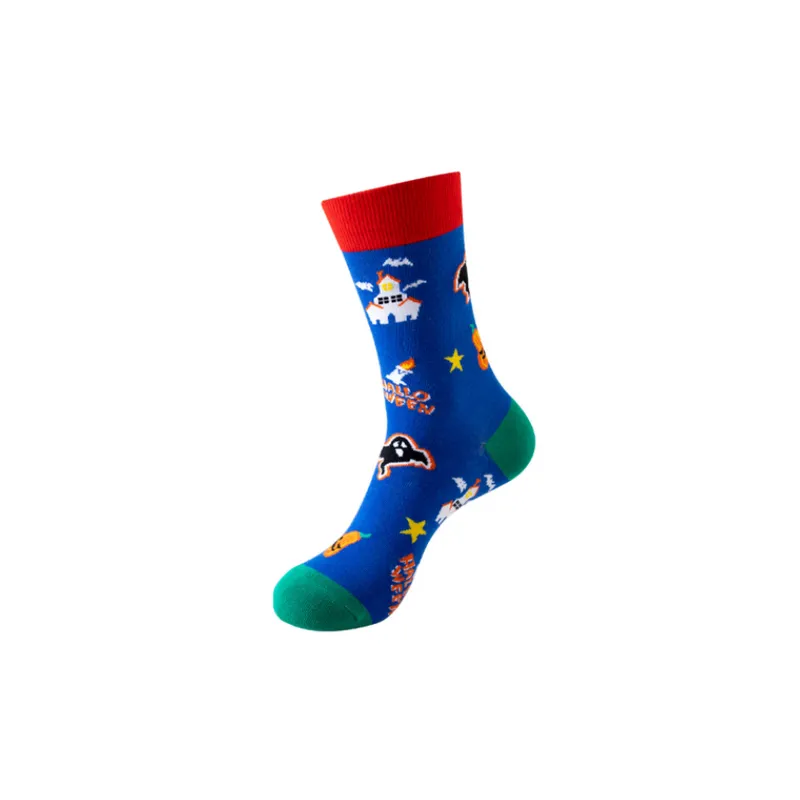 Fashionable Simple Cotton Mid Calf Sock-0