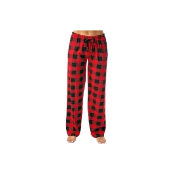 Retro Plaid Casual Pants