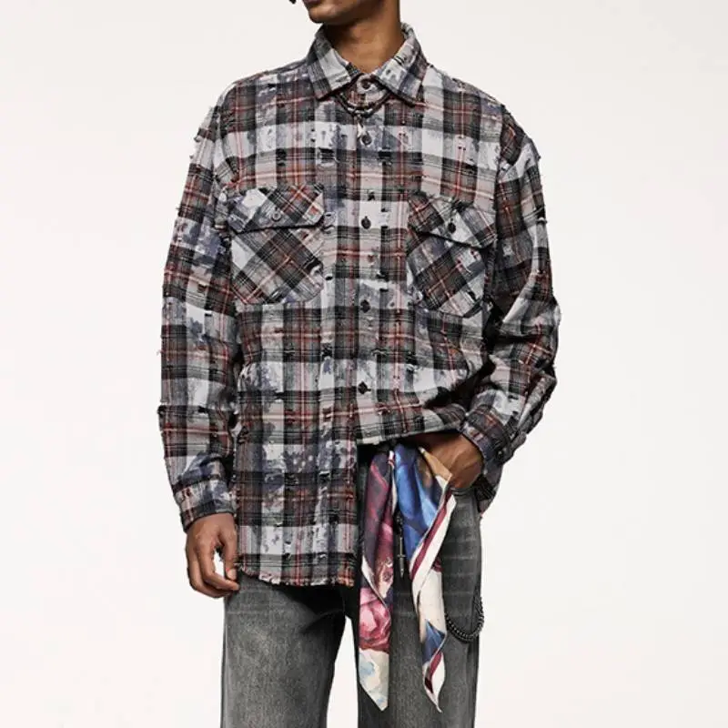 Fashionable Ripped Shirt-8
