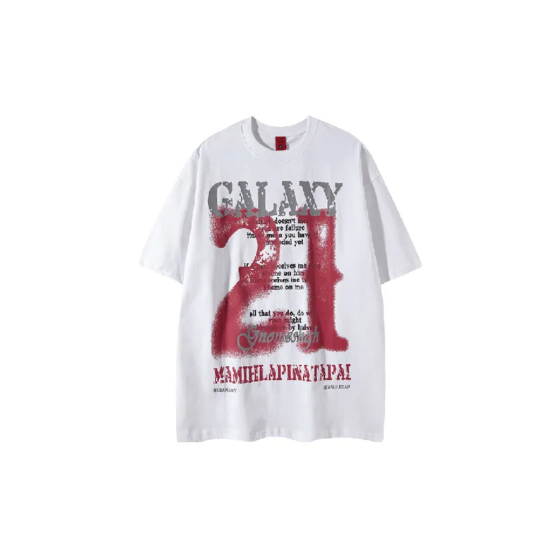 Fashionable Casual 100% Cotton T Shirt-1