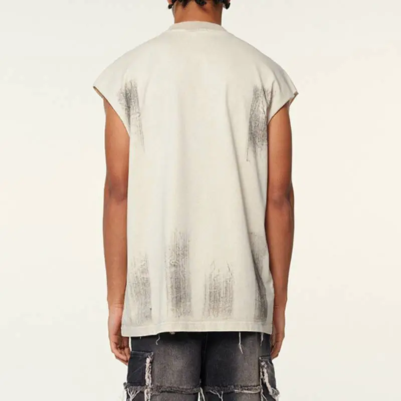 Retro Street Cotton Vest-3