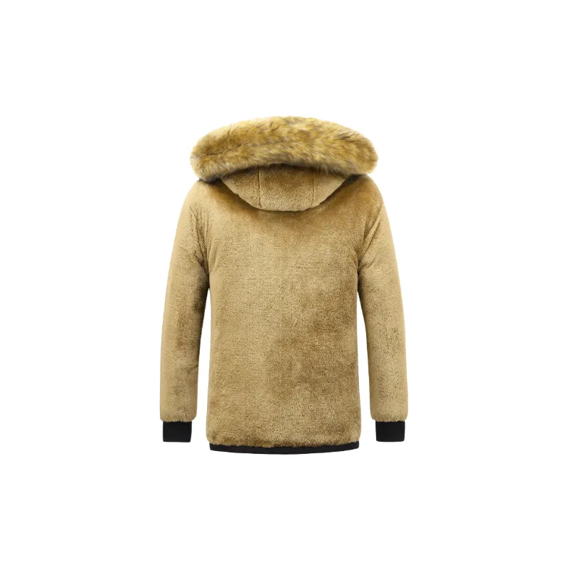 Casual Warm Blended Synthetic Fabrics Quilted Jacket-1